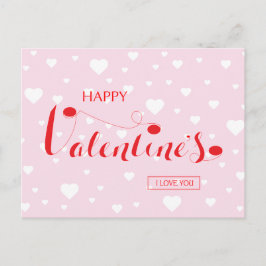 Postal Festiva Feliz San Valentín - AMOR - CORAZÓN
