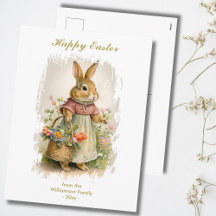 Feliz Semana Santa Personalizado de Bunny Florals