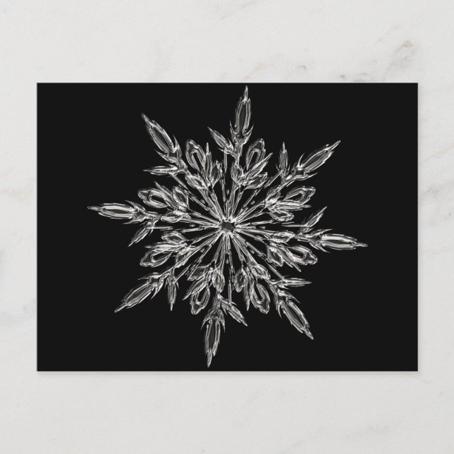 Postal Festiva Feriado de nieve perfecto para Navidades (Anverso)