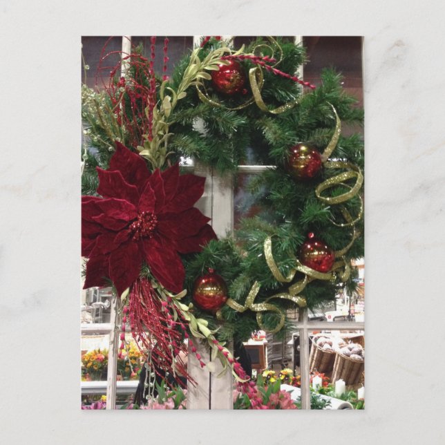 Postal Festiva Festive Christmas Wreath (Anverso)