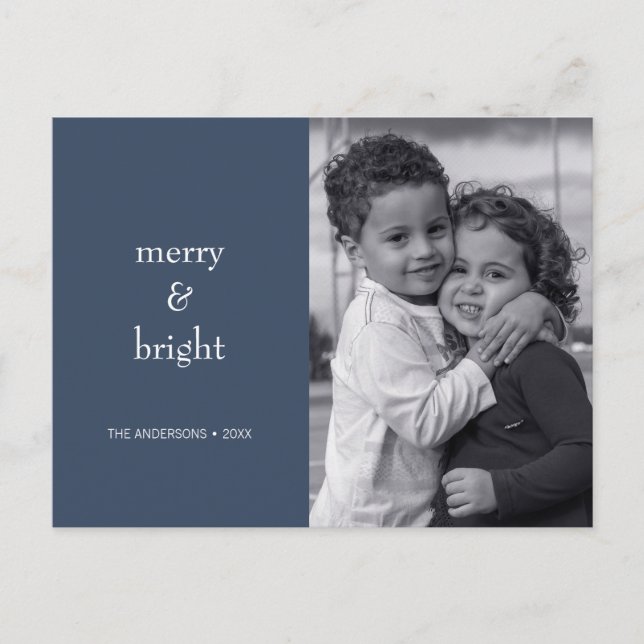 Postal Festiva Festividad de los Navidades de la Marina Brillante (Anverso)