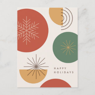 Postal Festiva Festividad minimalista - Simple alegría festiva