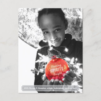 Postal Festiva Festividades que hacen que los espíritus brillen l