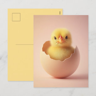Postal Festiva Fierce Chick en Eggshell