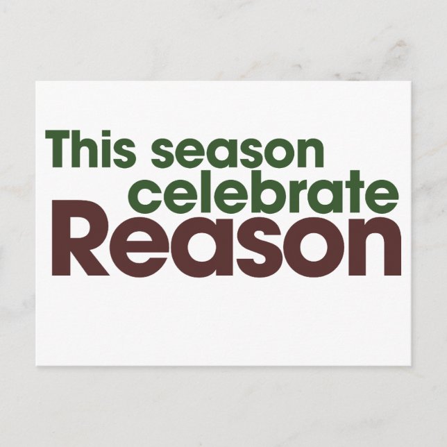 Postal Festiva Fiesta atea (Anverso)