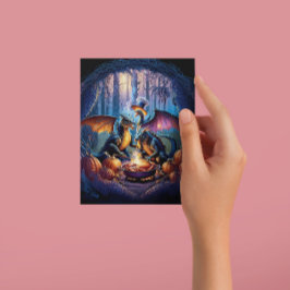 Postal Festiva Fiesta turca amistosa de los dragones