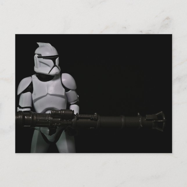 Postal Festiva Figura de acción de la fotografía de juguete (Anverso)