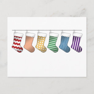 Postal Festiva Fila de los seis Navidades del orgullo LGBTQ