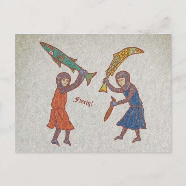 Postal Festiva Fishy Fight (Anverso)