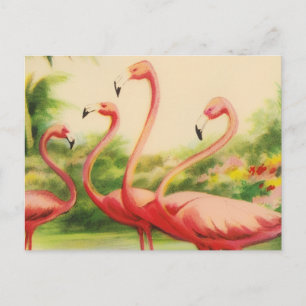 Postal Festiva Flamencos Vintage