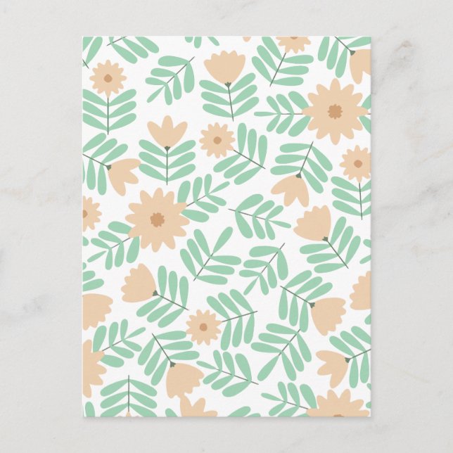 Postal Festiva Flor mínima (Anverso)