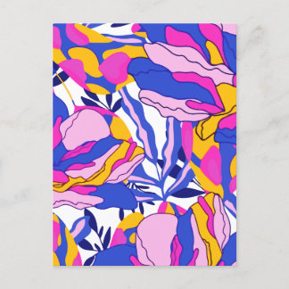 Postal Festiva Flor Trippy