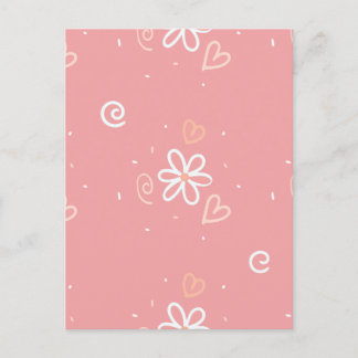 Postal Festiva Floral mínima