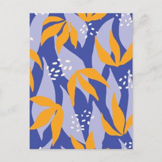 Postal Festiva floral minimalista