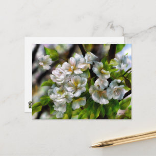 Postal Festiva Flores de Apple