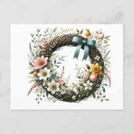 Postal Festiva Flores de flores