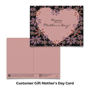 Postal Festiva Flores Promocionales Feliz Día de la Madre