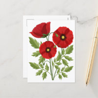 Flores veraniegas alegres con adormidera