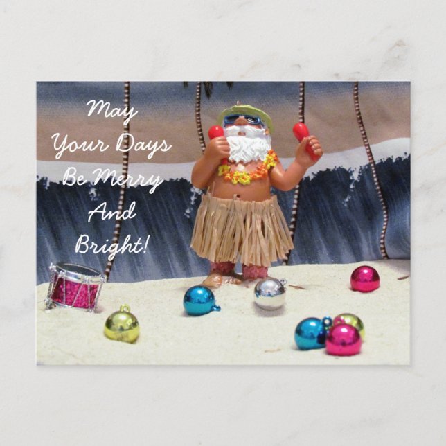 Postal Festiva Florida Santa Postcard - Navidades de Merry Rockin (Anverso)