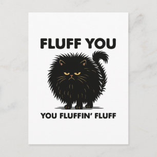 Postal Festiva Fluffy Voluminoso Cat Life Kitty Style