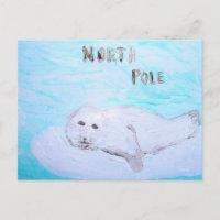 Foca de Groenlandia de Polo Norte