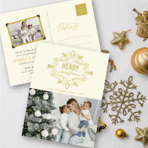 Postal Festiva Foliage Foliage de la invención de la cosecha de o