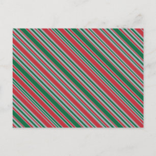 Postal Festiva Fondo de franjas diagonales