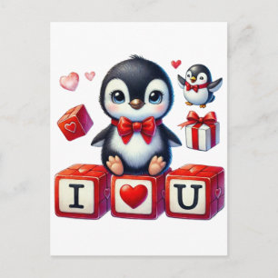 Postal Festiva Fondos de pantalla divertidos de Pingüino San Vale