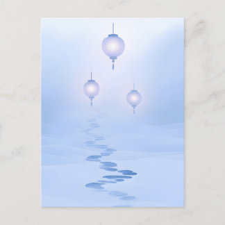 Postal Festiva Footprints Zen Garden Journey