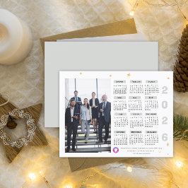 Postal Festiva Foto 2026 Calendar Corporate Business Company