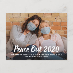 Postal Festiva Foto de Feliz Año Nuevo por la Paz 2020