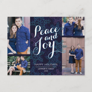 Postal Festiva Foto de feriado de las luces del norte