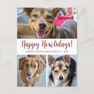 Postal Festiva Foto de Happy Howlidays 3