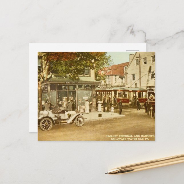 Postal Festiva Foto de la tienda de souvenirs Old Shopping (Anverso/Reverso In Situ)