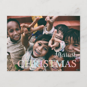 Postal Festiva Foto de los Navidades más valiosos