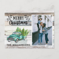 Foto de Navidades de escritura de camionetas de ma