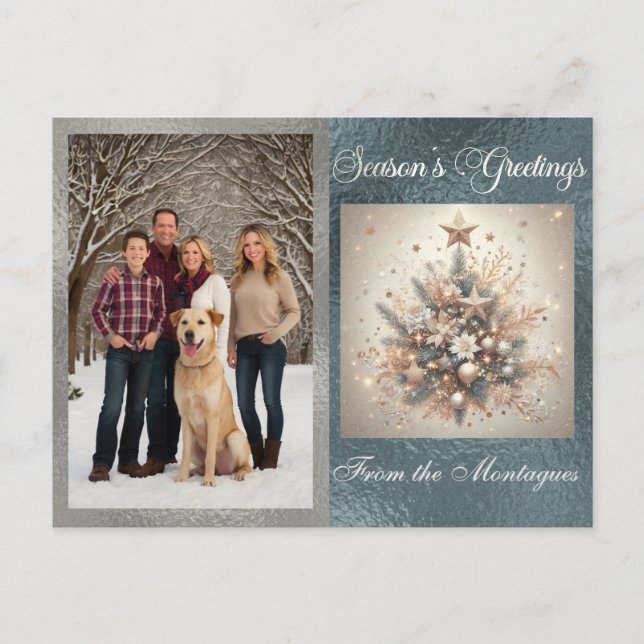 Postal Festiva Foto de Pearl Navidades Design (Anverso)