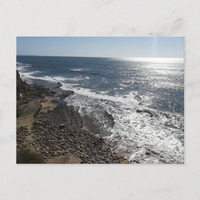 Postal Festiva Foto de recuerdo de vacaciones portuguesas en la p (Anverso)