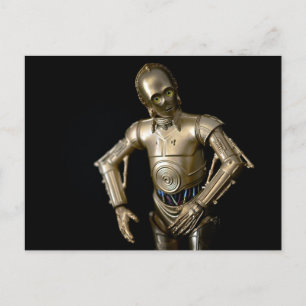 Postal Festiva foto del robot de juguete genial