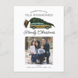 Postal Festiva Foto familiar de Navidades de Lampoon