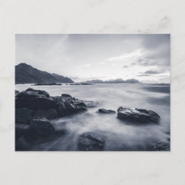 Postal Festiva Foto paisajista de la costa de Noruega