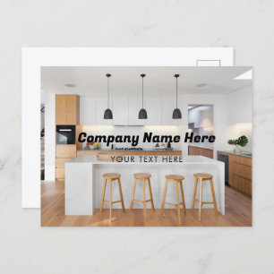 Postal Festiva Foto promocional de la empresa con nombre de logot