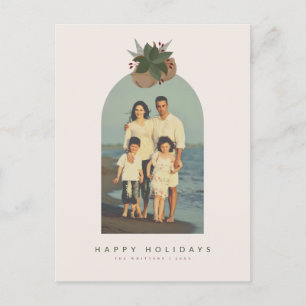 Postal Festiva Fotografía arqueada de las campanas de Magnolia Fe