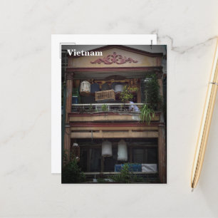 Postal Festiva Fotografía callejera de Vietnam Asia