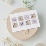 Postal Festiva Fotografía de Collage y mejor regalo morado de la<br><div class="desc">Fotografía de Collage y la mejor abuela jamás el mejor regalo morado . Mejor Regalo Personalizado para Día de la Madre,  Día de la Mujer o Cumpleaños de la Madre. Sorprende a mamá con un regalo que es tan asombroso como ella.</div>