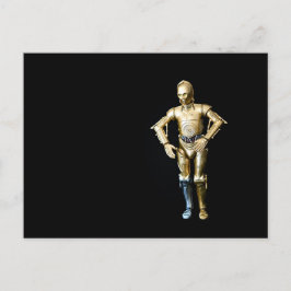 Postal Festiva Fotografía de juguetes robots de Guay