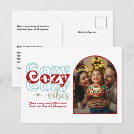 Postal Festiva Fotografía de Navidades Retro de Frost & Berry Cos