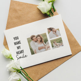 Postal Festiva Fotografía de pareja de colonos y encantadora cita