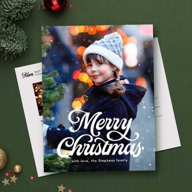 Postal Festiva Fotos clásicas del guión navideño (Subido por el creador)