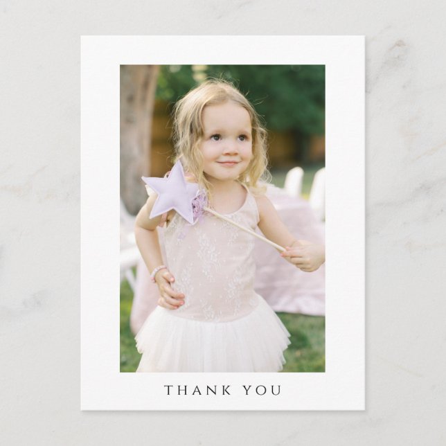 Postal Festiva Fotos Cumpleaños Gracias Cartas (Anverso)